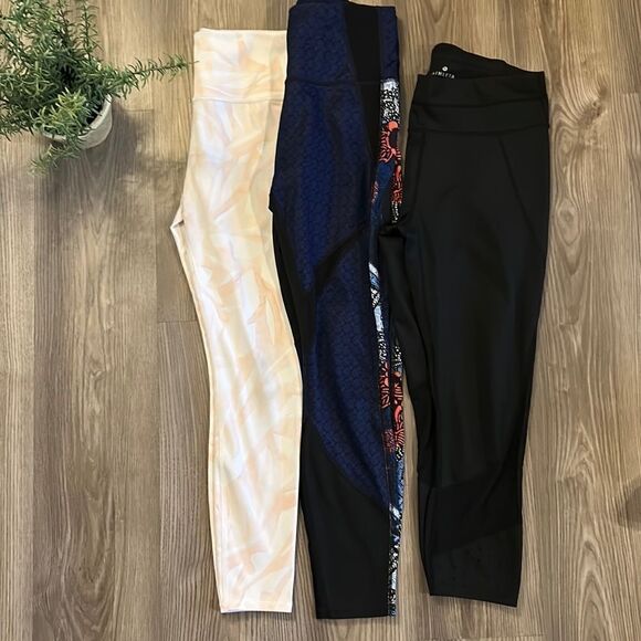 THREE PAIR ATHLETA LEGGINGS SIZE SMALL EUC - Picture 1 of 4